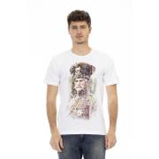 Trussardi Casual Rund Hals Kortärmad T-shirt White, Herr