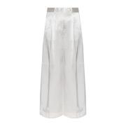 Jil Sander Glittrande byxor White, Dam