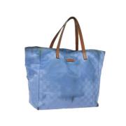 Gucci Vintage Pre-owned Canvas totevskor Blue, Dam