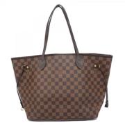 Louis Vuitton Vintage Pre-owned Tyg axelremsvskor Brown, Dam