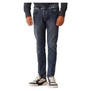 Dondup Icon Jeans med Silverknappar Gray, Herr