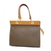 Celine Vintage Pre-owned Plast handvskor Brown, Dam