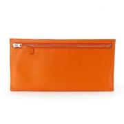 Hermès Vintage Pre-owned Laeder handvskor Orange, Dam