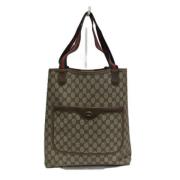 Gucci Vintage Pre-owned Canvas gucci-vskor Brown, Dam