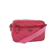 Prada Vintage Pre-owned Nylon prada-vskor Pink, Dam