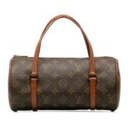 Louis Vuitton Vintage Pre-owned Canvas handvskor Brown, Dam