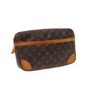 Louis Vuitton Vintage Pre-owned Canvas kuvertvskor Brown, Dam