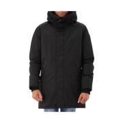 Nobis Svart Crosshatch Parka Vattentät Vinterjacka Black, Herr