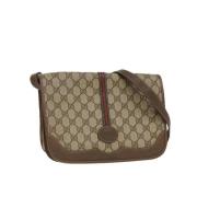 Gucci Vintage Pre-owned Canvas gucci-vskor Beige, Dam