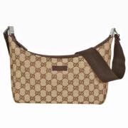 Gucci Vintage Pre-owned Canvas gucci-vskor Beige, Dam