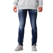 Dondup Mörkblå Skinny Fit Jeans Blue, Herr