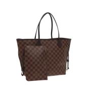 Louis Vuitton Vintage Pre-owned Canvas axelremsvskor Brown, Dam