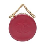 Chanel Vintage Pre-owned Laeder chanel-vskor Red, Dam