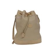 Gucci Vintage Pre-owned Laeder gucci-vskor Beige, Dam