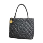 Chanel Vintage Pre-owned Laeder chanel-vskor Black, Dam