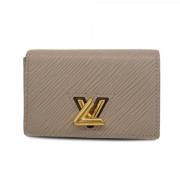 Louis Vuitton Vintage Pre-owned Laeder plnbcker Beige, Dam