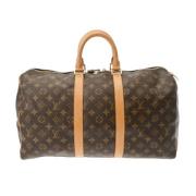 Louis Vuitton Vintage Pre-owned Canvas handvskor Brown, Dam