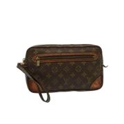 Louis Vuitton Vintage Pre-owned Canvas kuvertvskor Brown, Dam