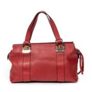 Gucci Vintage Pre-owned Laeder gucci-vskor Red, Dam