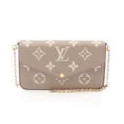 Louis Vuitton Vintage Pre-owned Laeder louis-vuitton-vskor Beige, Dam