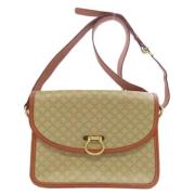 Celine Vintage Pre-owned Plast axelremsvskor Brown, Dam