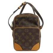 Louis Vuitton Vintage Pre-owned Canvas axelremsvskor Brown, Dam