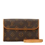 Louis Vuitton Vintage Pre-owned Canvas louis-vuitton-vskor Brown, Dam