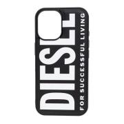 Diesel Fodral för iPhone 16 Black, Unisex