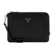 Guess Herr Logo Pouch Black, Herr