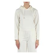 Guess Hoodie med tryckt logotyp White, Dam