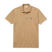 Lacoste Klassisk Polo i Bomull Piqué Brown, Herr