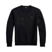 Ralph Lauren Sweatshirt 30/1 double knt cvc-lsl-sws 710916650005 Black...