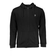 Sergio Tacchini Tröjor & Västar-Sweatshirts med dragkedja Black, Herr