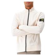 Stone Island Beige Ullblandning Dragkedja Väst Beige, Herr