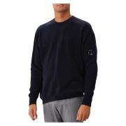 C.p. Company Chenille Cotton Total Eclipse Sweater Blue, Herr