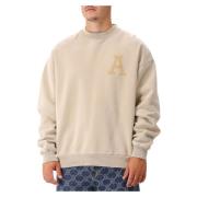 Axel Arigato Sliten Kamel Sweatshirt Vinter Must-Have Beige, Herr