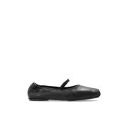 Tory Burch Läder ballerinaskor 'Runway' Black, Dam