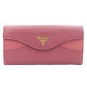 Prada Vintage Pre-owned Laeder plnbcker Pink, Dam