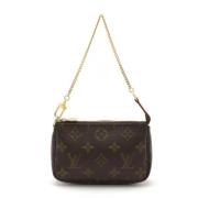 Louis Vuitton Vintage Pre-owned Canvas kuvertvskor Brown, Dam