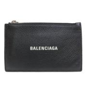 Balenciaga Vintage Pre-owned Laeder plnbcker Black, Dam