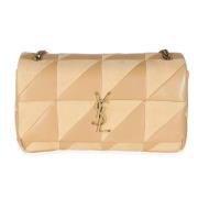 Yves Saint Laurent Vintage Pre-owned Laeder handvskor Beige, Dam