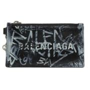 Balenciaga Vintage Pre-owned Laeder plnbcker Black, Dam