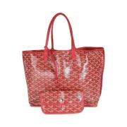 Goyard Vintage Pre-owned Laeder axelremsvskor Red, Dam