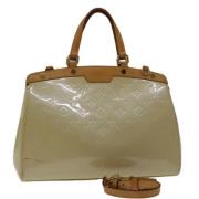 Louis Vuitton Vintage Pre-owned Laeder louis-vuitton-vskor Beige, Dam