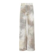 Department Five Palazzo byxor med 5 fickor Beige, Dam