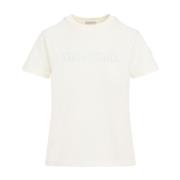 Moncler Neutral T-shirt för kvinnor Beige, Dam