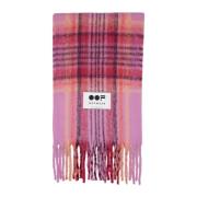 OOF Wear Rosa Fransig Lång Scarf Pink, Unisex