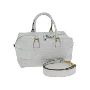 Fendi Vintage Pre-owned Laeder fendi-vskor White, Dam