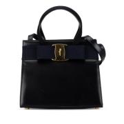 Salvatore Ferragamo Pre-owned Pre-owned Laeder handvskor Blue, Dam