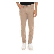 Roy Roger's Slim 5-Fickbyxor Beige, Herr